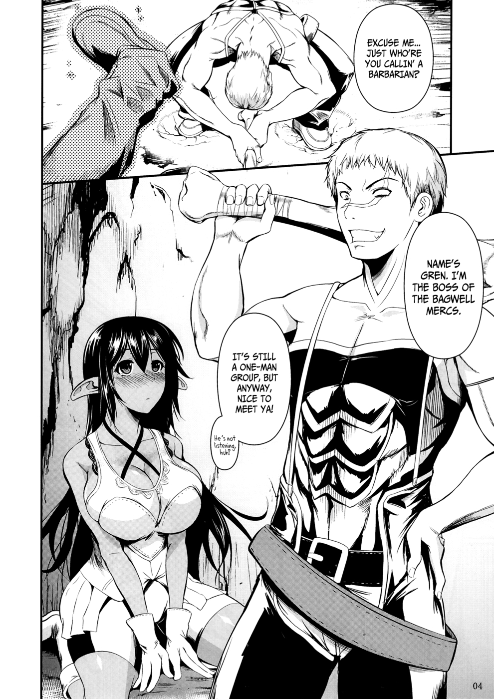 Hentai Manga Comic-One-Man Mercenary Army-Chapter 1-4